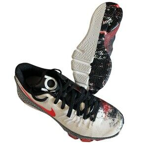 Nike Kevin Durant KD 8 “Christmas” 822948-106 White Galaxy Basketball Size 10.5
